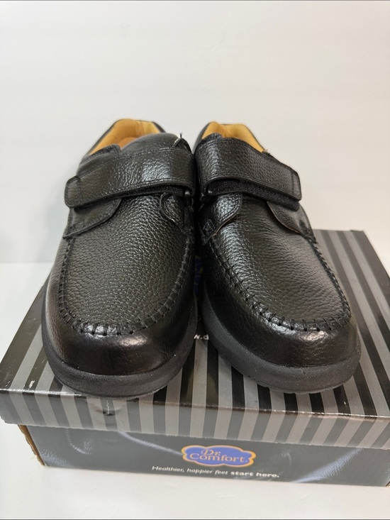 Dr. Comfort Men’s Black Leather Slip-On Comfort Loafers main image 4